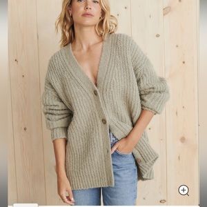 Jenni Kayne cocoon cardigan - XS - willow color